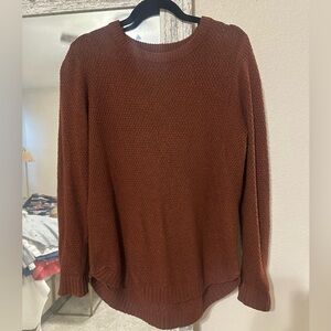 Pink Clover Rust Sweater